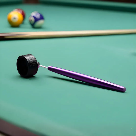 Aluminum Circle Chalk Holder Billiards Accessory for Taom V10, Pyro & Generic Chalk
