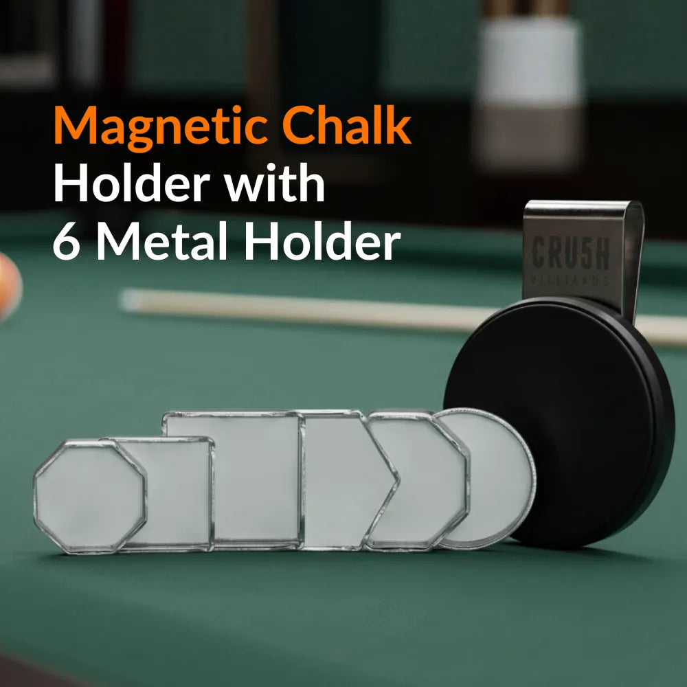 Ultra Grip Magnetic Chalk Holder Clip for Billiards