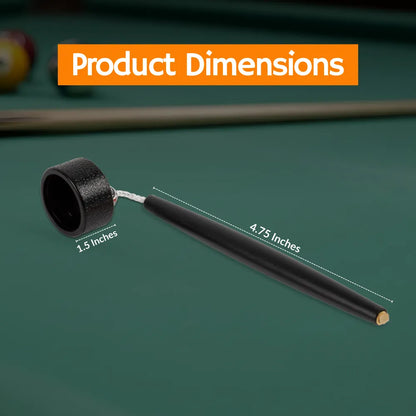 Aluminum Circle Chalk Holder Billiards Accessory for Taom V10, Pyro & Generic Chalk