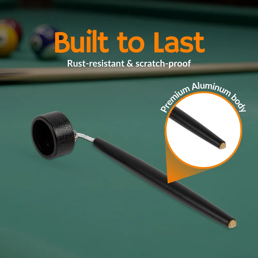 Aluminum Circle Chalk Holder Billiards Accessory for Taom V10, Pyro & Generic Chalk
