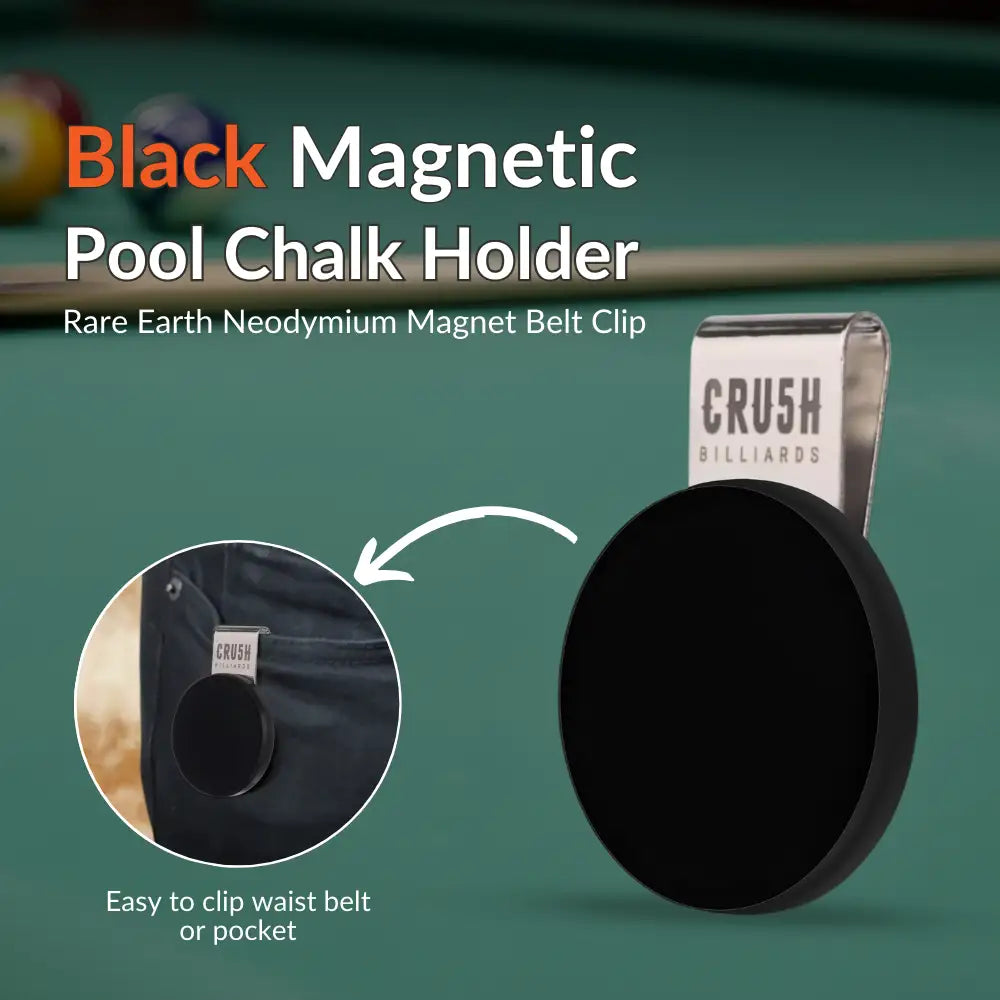 Ultra Grip Magnetic Chalk Holder Clip for Pool Table