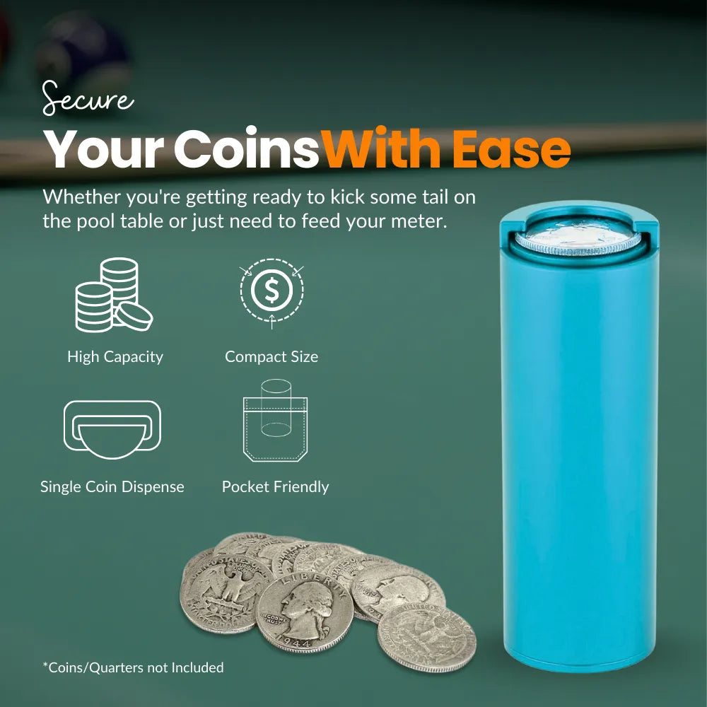 Aluminum Coin Holders Quarter Dispensers Durable and Reliable