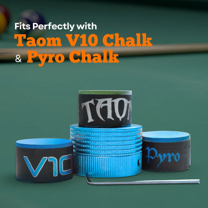 Aluminum Round Magnetic Chalk Holder for TAOM Pyro