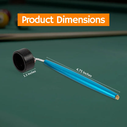 Aluminum Circle Chalk Holder Billiards Accessory for Taom V10, Pyro & Generic Chalk