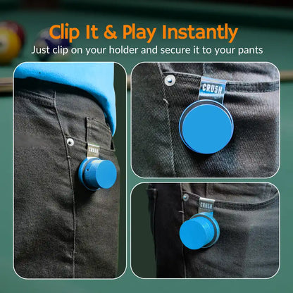 Magnetic Chalk Holder with Lid & Belt Clip