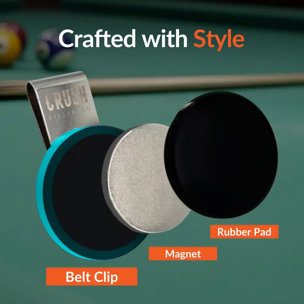 Ultra Grip Magnetic Chalk Holder Clip for Pool Table