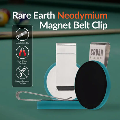 Ultra Grip Magnetic Chalk Holder Clip for Pool Table