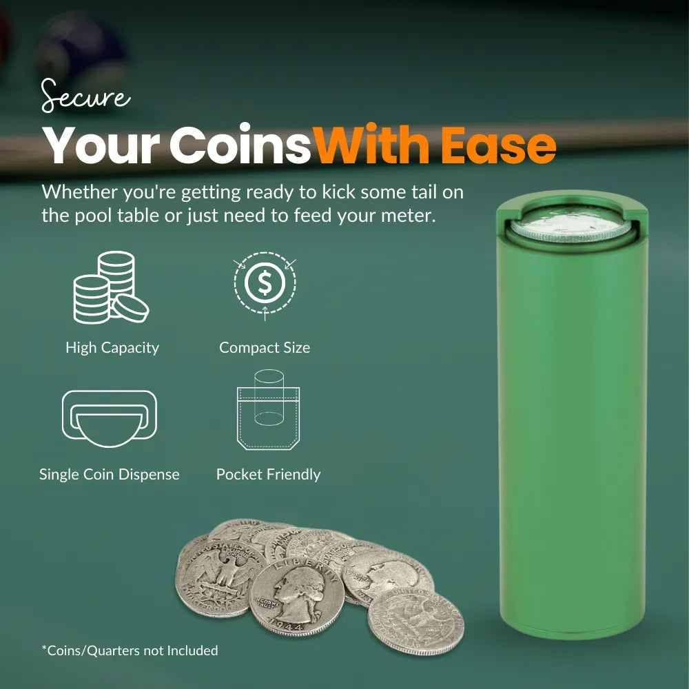 Aluminum Coin Holders Quarter Dispensers Durable and Reliable