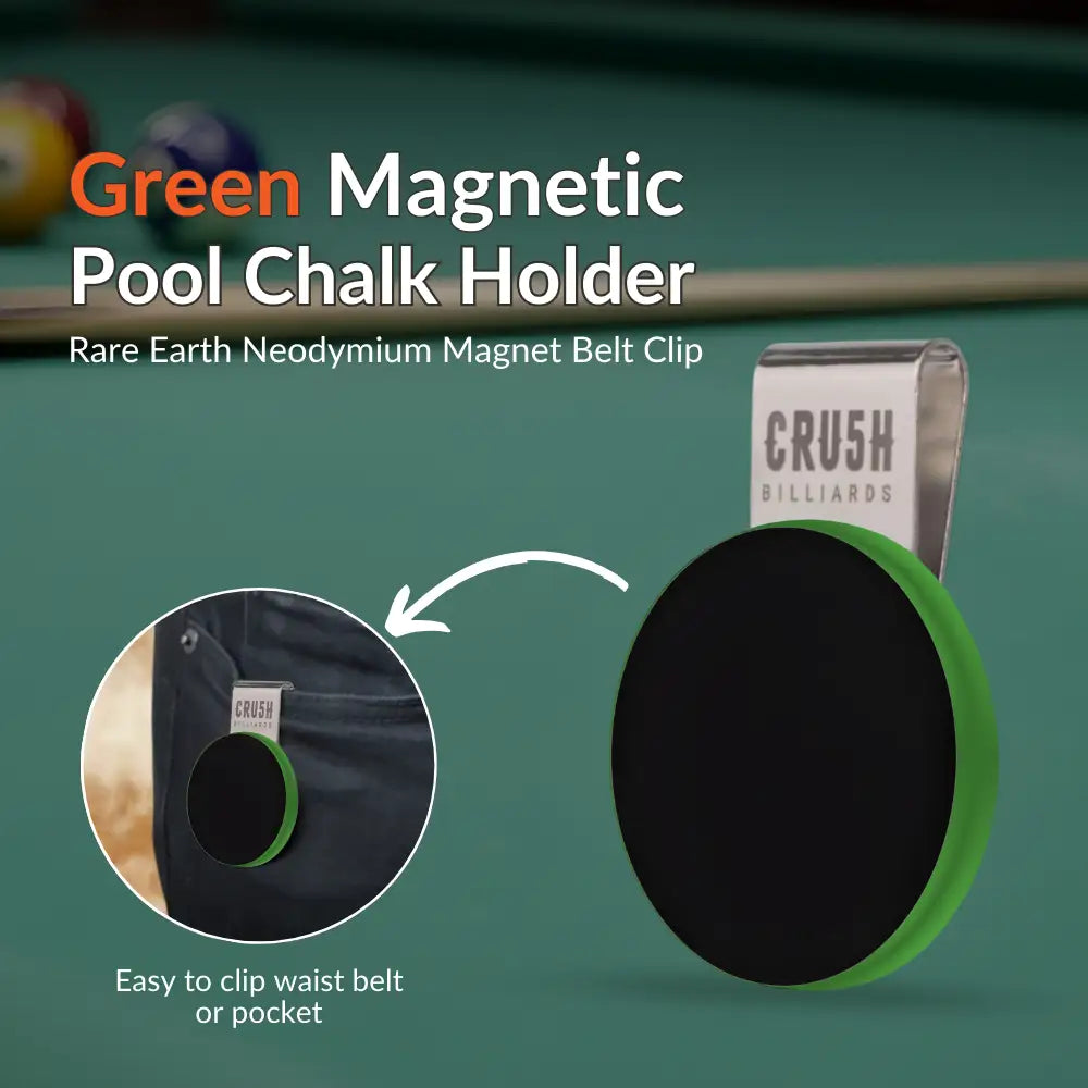 Ultra Grip Magnetic Chalk Holder Clip for Pool Table