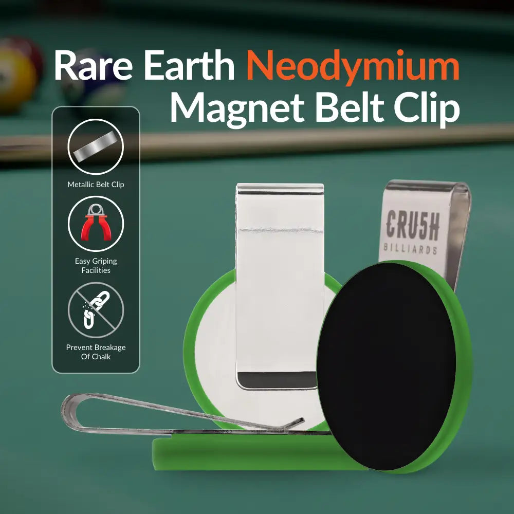 Ultra Grip Magnetic Chalk Holder Clip for Pool Table