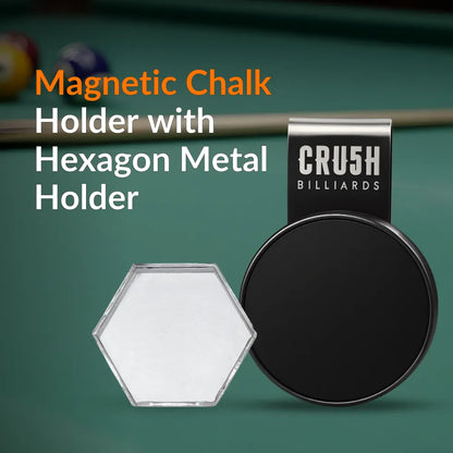 Ultra Grip Magnetic Chalk Holder Clip for Billiards