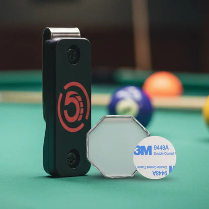 Magnetic Chalk Holder Belt Clip Pool Cue Accessory