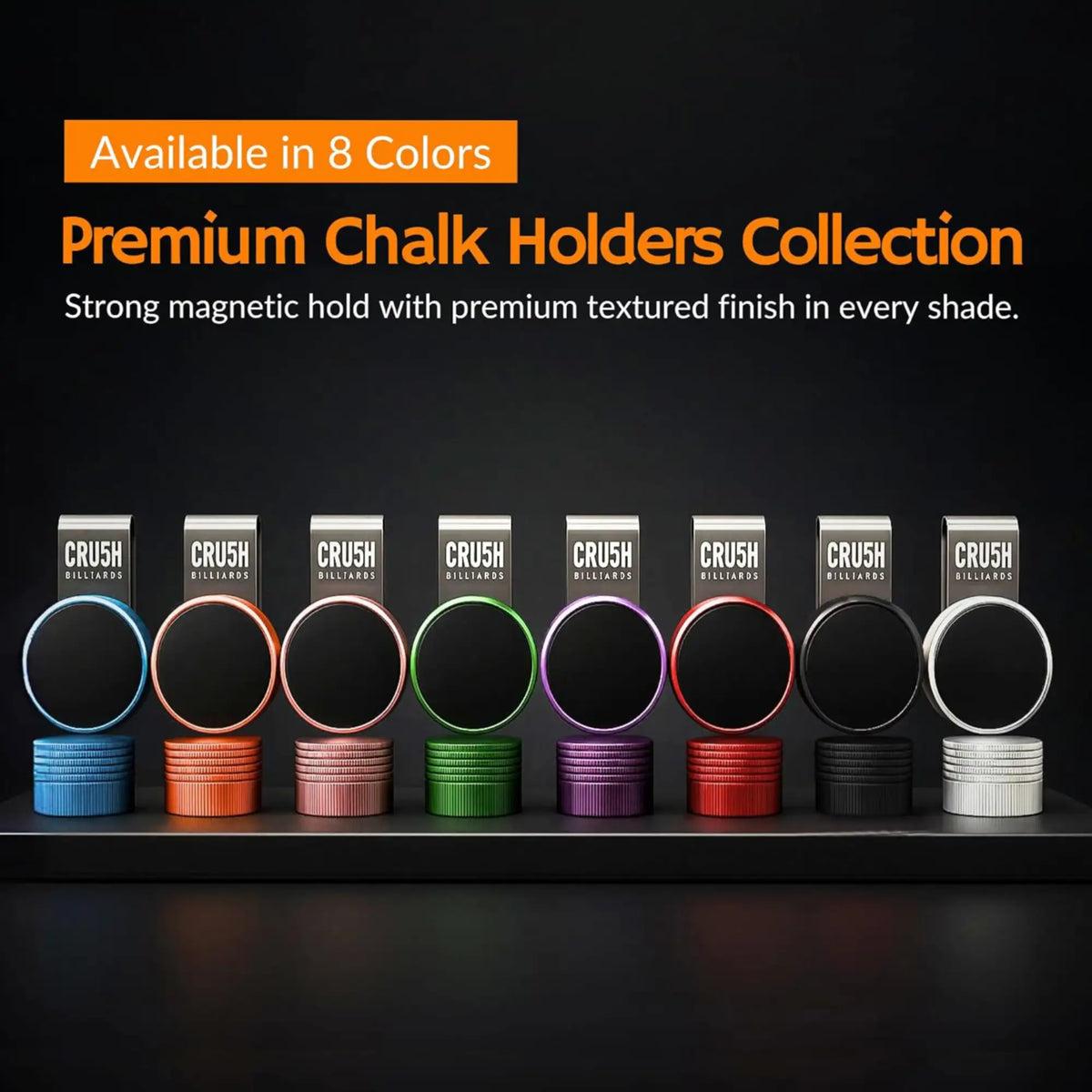 Magnetic Chalk Holder with Lid & Belt Clip
