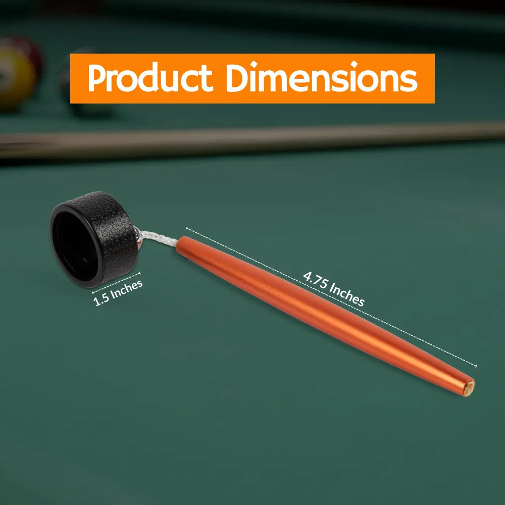 Aluminum Circle Chalk Holder Billiards Accessory for Taom V10, Pyro & Generic Chalk