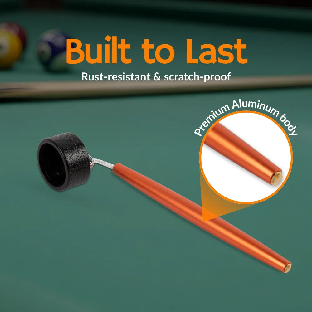 Aluminum Circle Chalk Holder Billiards Accessory for Taom V10, Pyro & Generic Chalk