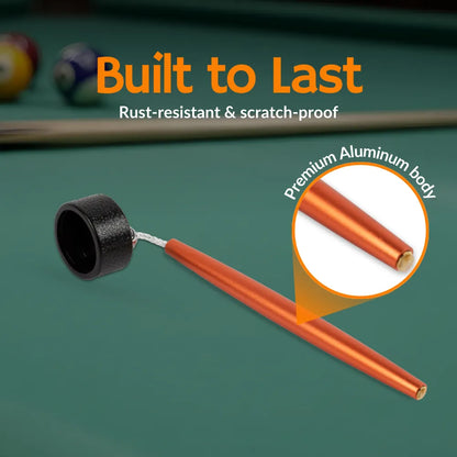 Aluminum Circle Chalk Holder Billiards Accessory for Taom V10, Pyro & Generic Chalk