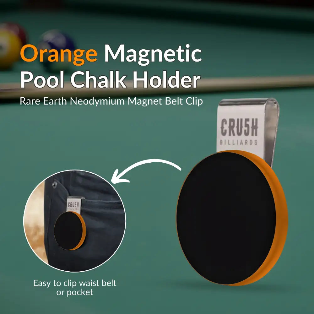 Ultra Grip Magnetic Chalk Holder Clip for Pool Table