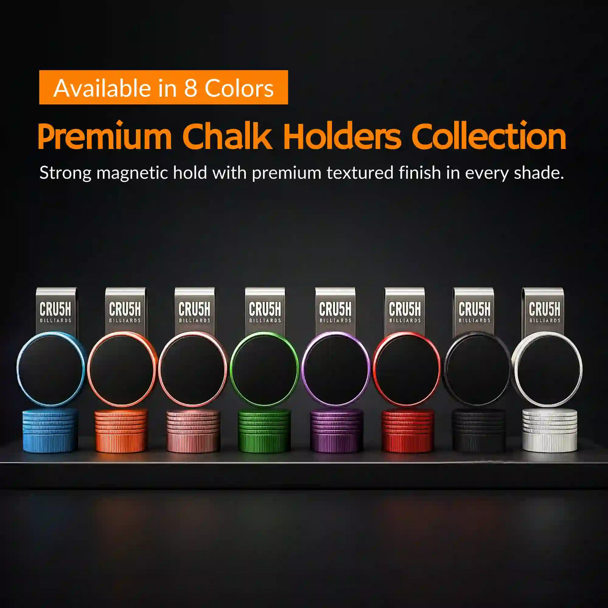 Magnetic Chalk Holder with Lid & Belt Clip