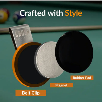 Ultra Grip Magnetic Chalk Holder Clip for Pool Table