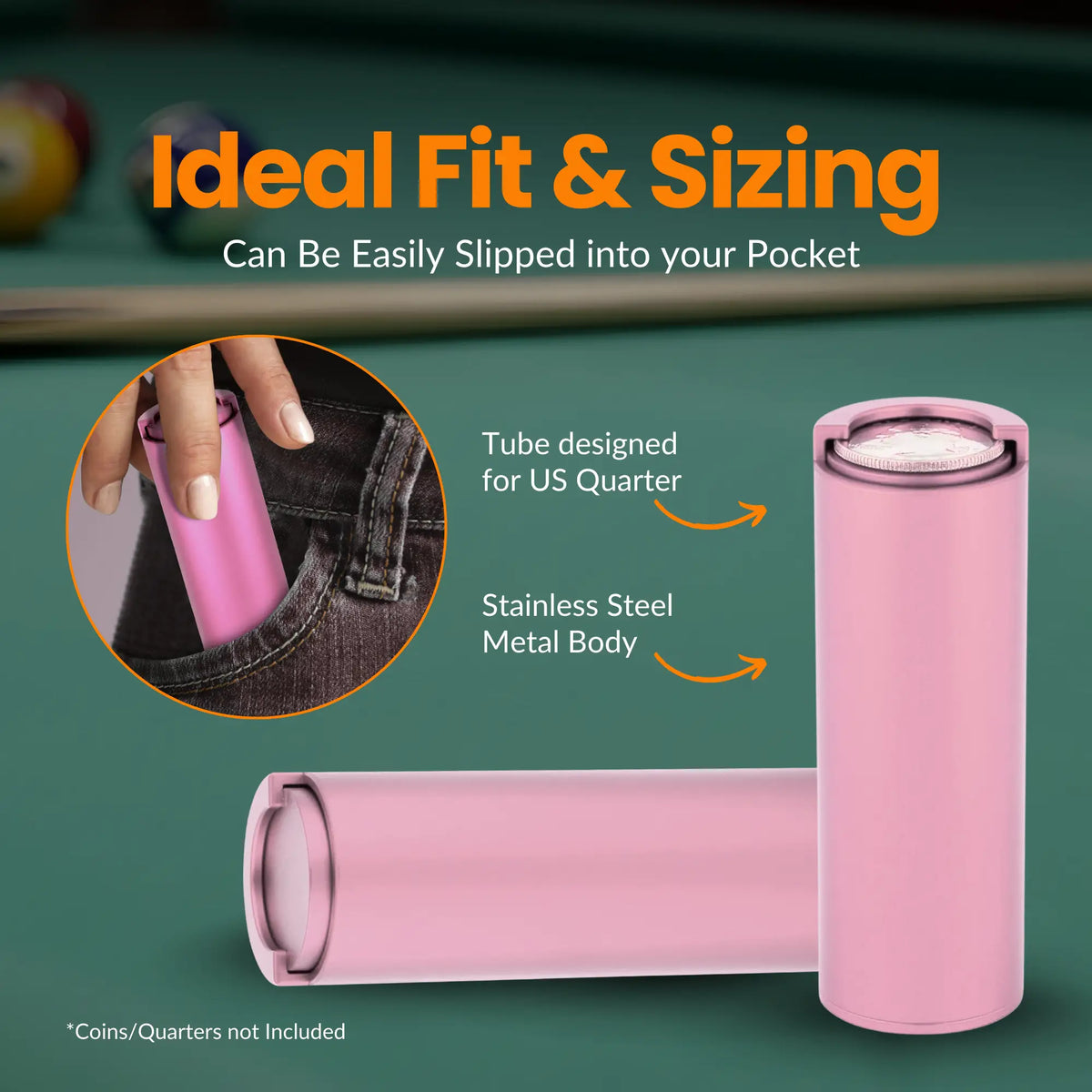 Aluminum Coin Holders Quarter Dispensers Durable and Reliable