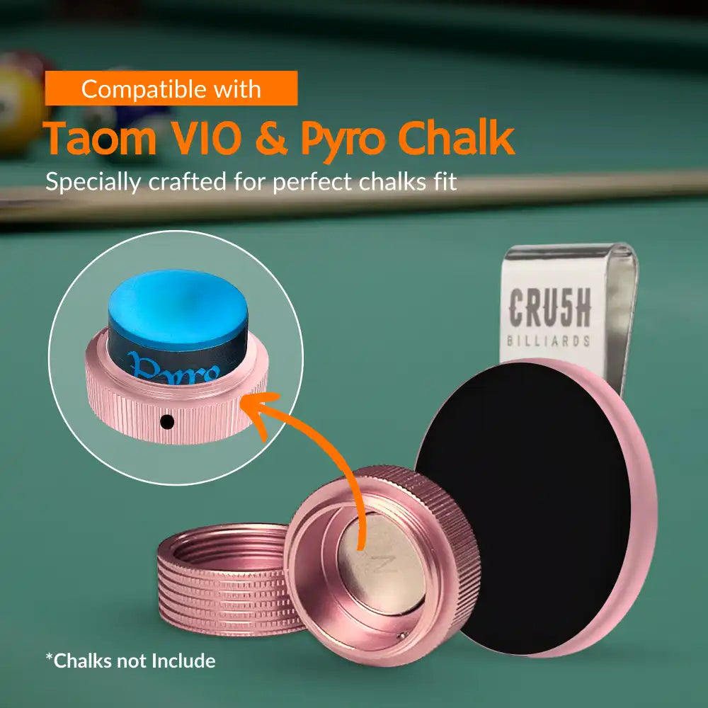 Magnetic Chalk Holder with Lid & Belt Clip