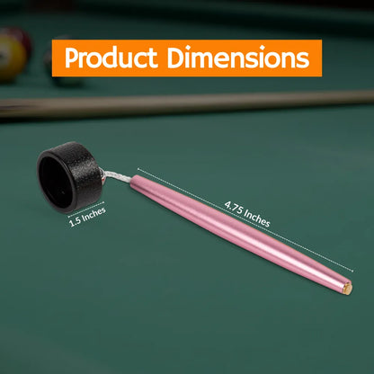 Aluminum Circle Chalk Holder Billiards Accessory for Taom V10, Pyro & Generic Chalk