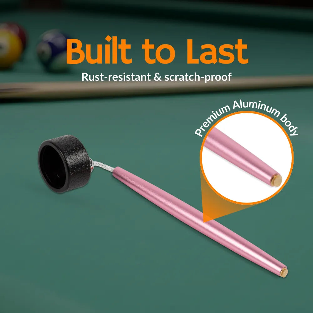 Aluminum Circle Chalk Holder Billiards Accessory for Taom V10, Pyro & Generic Chalk