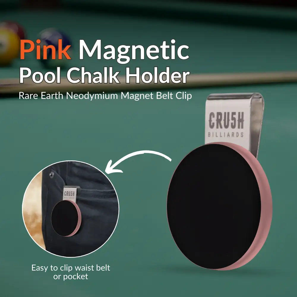 Ultra Grip Magnetic Chalk Holder Clip for Pool Table