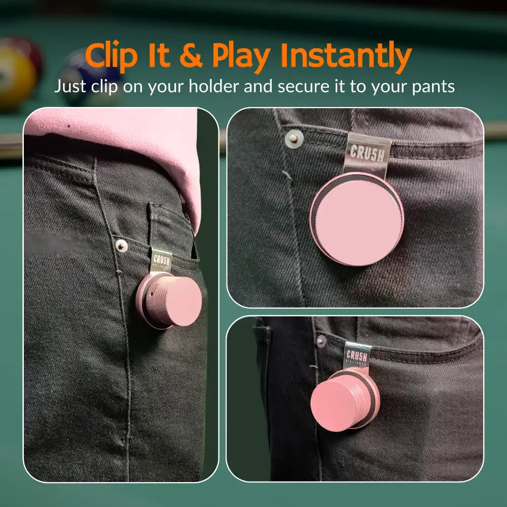 Magnetic Chalk Holder with Lid & Belt Clip