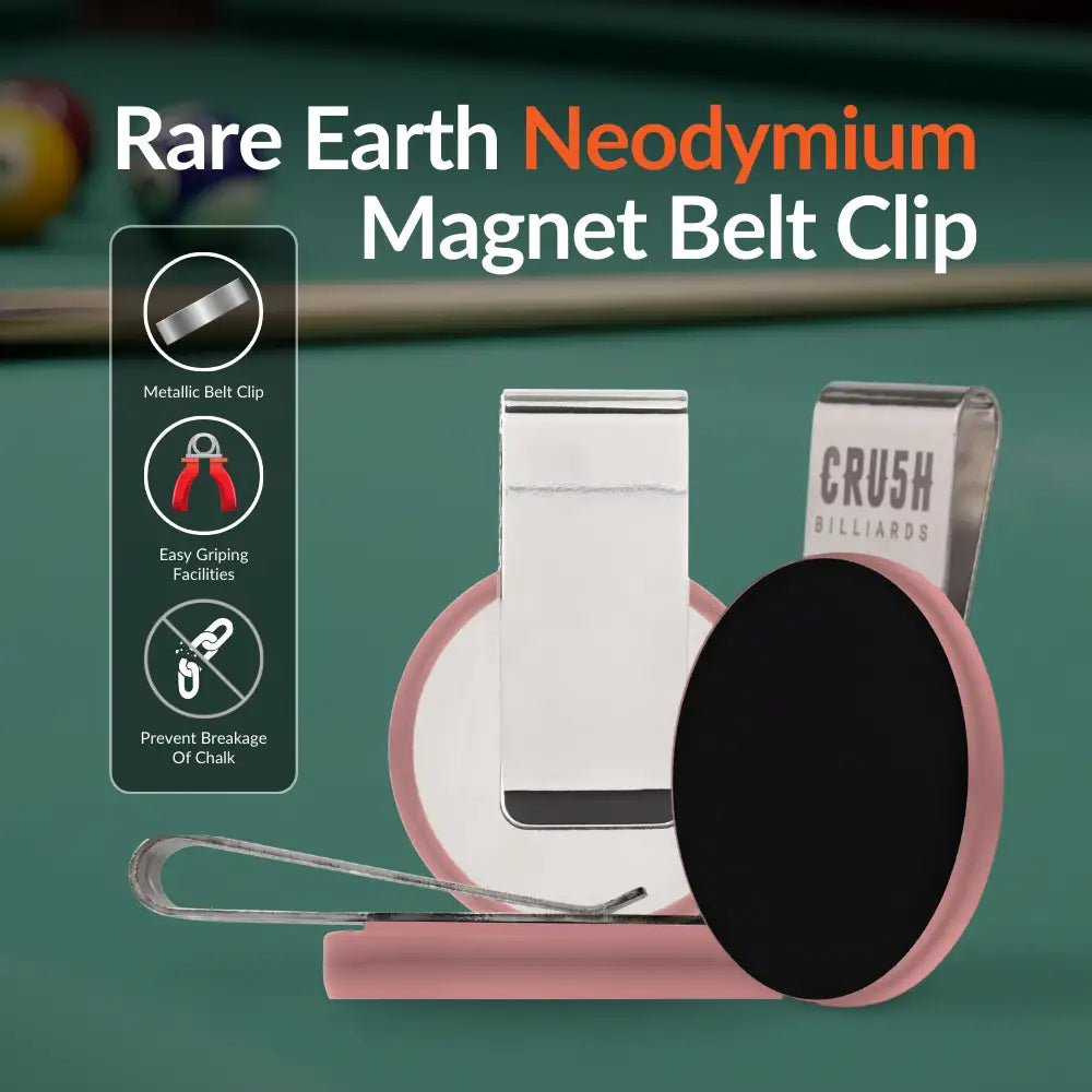 Ultra Grip Magnetic Chalk Holder Clip for Pool Table