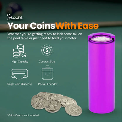 Aluminum Coin Holders Quarter Dispensers Durable and Reliable