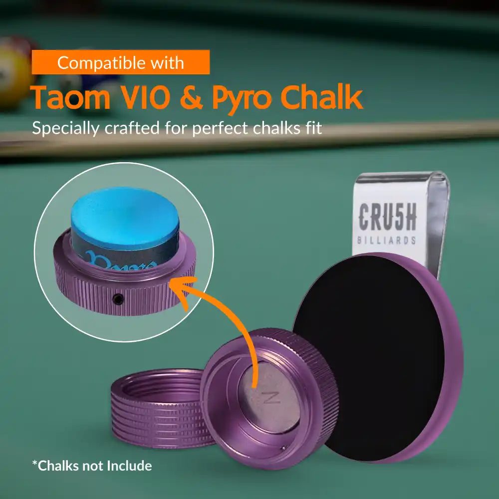 Magnetic Chalk Holder with Lid & Belt Clip