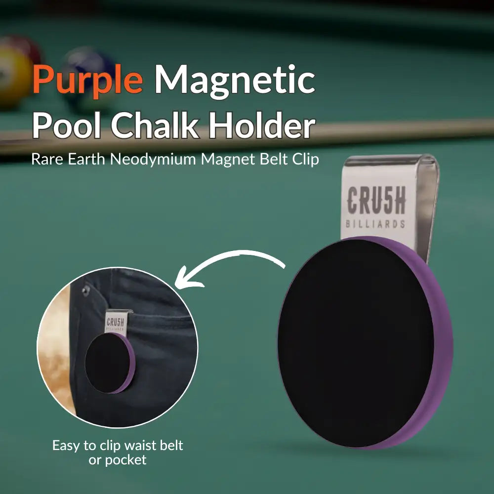 Ultra Grip Magnetic Chalk Holder Clip for Pool Table