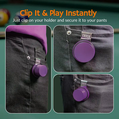 Magnetic Chalk Holder with Lid & Belt Clip