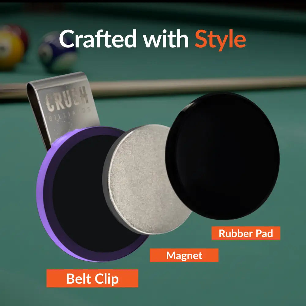 Ultra Grip Magnetic Chalk Holder Clip for Pool Table