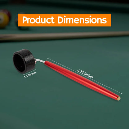 Aluminum Circle Chalk Holder Billiards Accessory for Taom V10, Pyro & Generic Chalk
