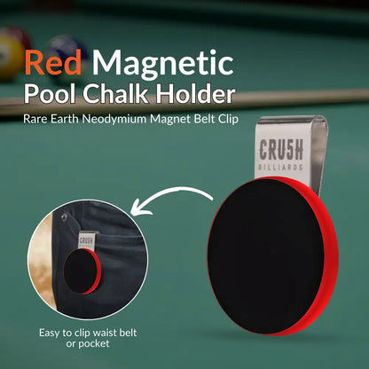 Ultra Grip Magnetic Chalk Holder Clip for Pool Table