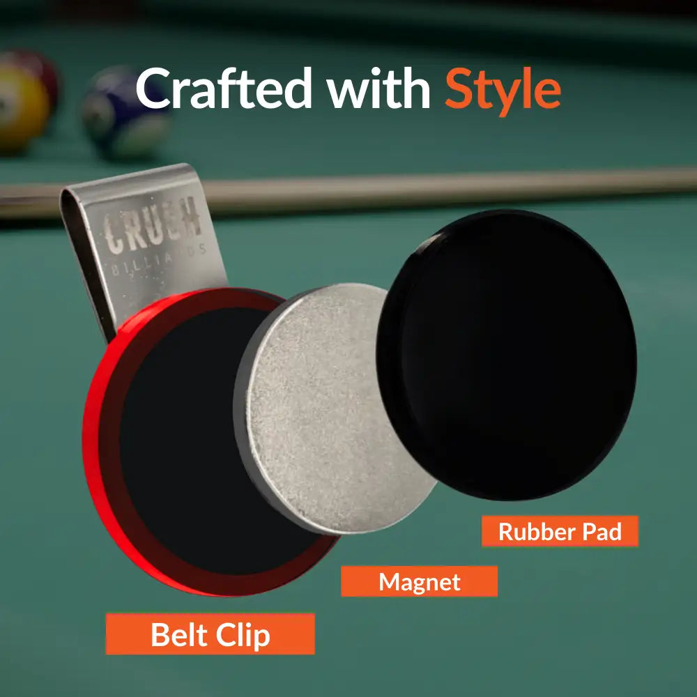 Ultra Grip Magnetic Chalk Holder Clip for Pool Table