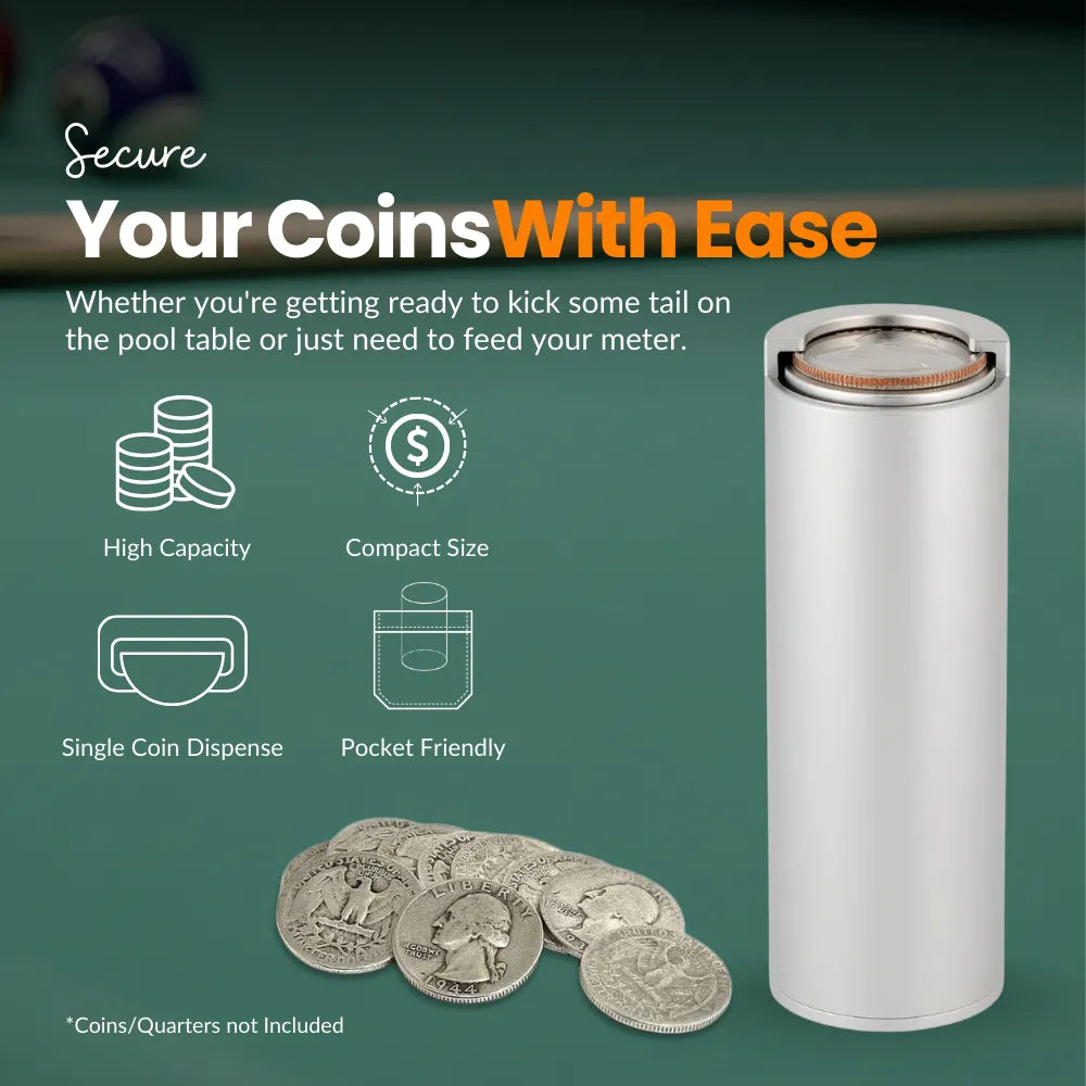 Aluminum Coin Holders Quarter Dispensers Durable and Reliable