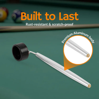 Aluminum Circle Chalk Holder Billiards Accessory for Taom V10, Pyro & Generic Chalk