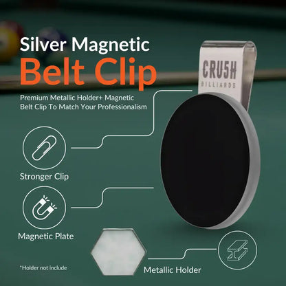 Ultra Grip Magnetic Chalk Holder Clip for Pool Table