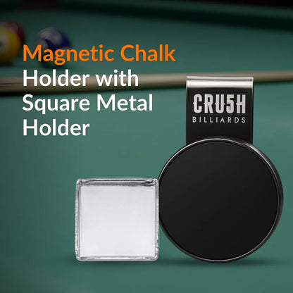 Ultra Grip Magnetic Chalk Holder Clip for Billiards