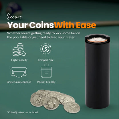 Plastic Coin Holder Quarter Dispensers Compact and Practical