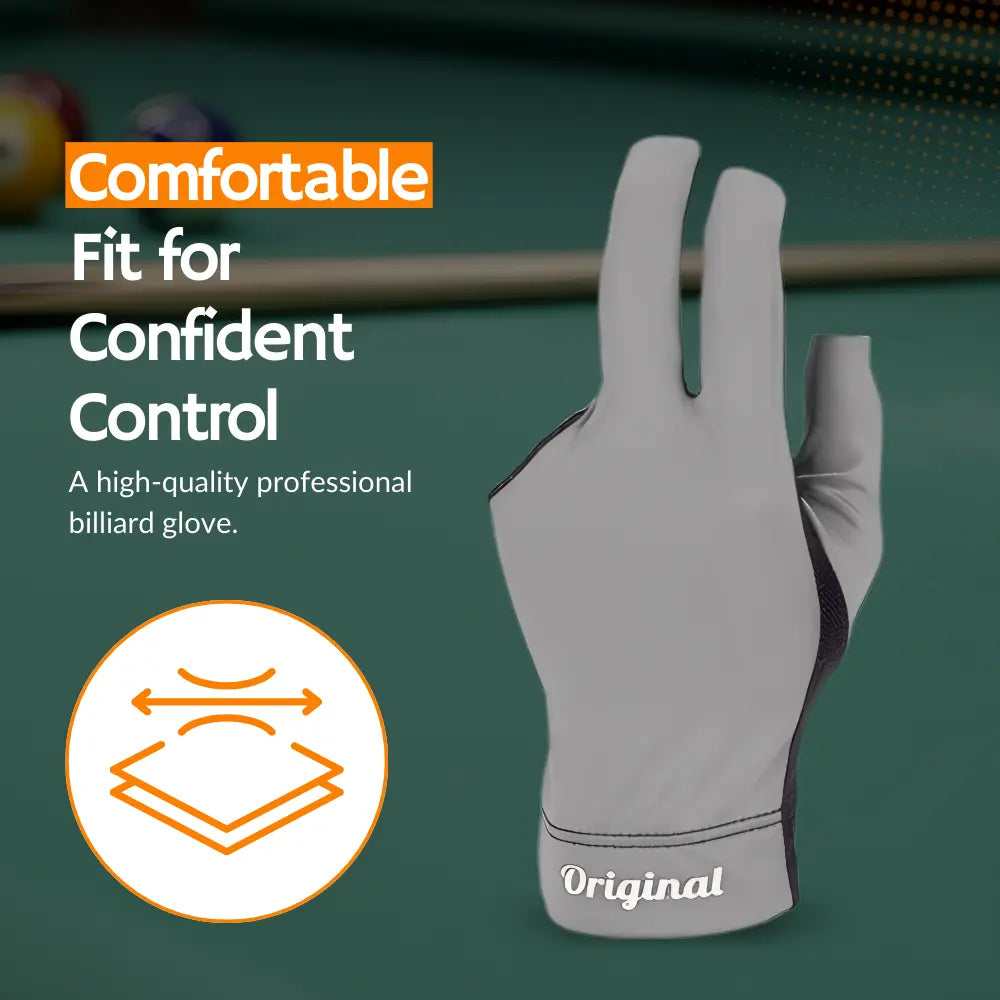 Original Billiard Glove - Pro Anti-Slip Pool & Snooker Glove