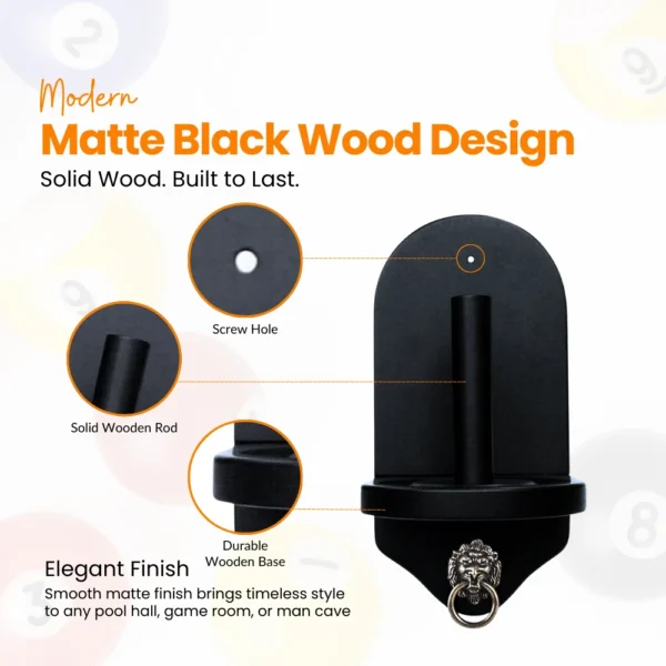 Matte Black Chalk Holder