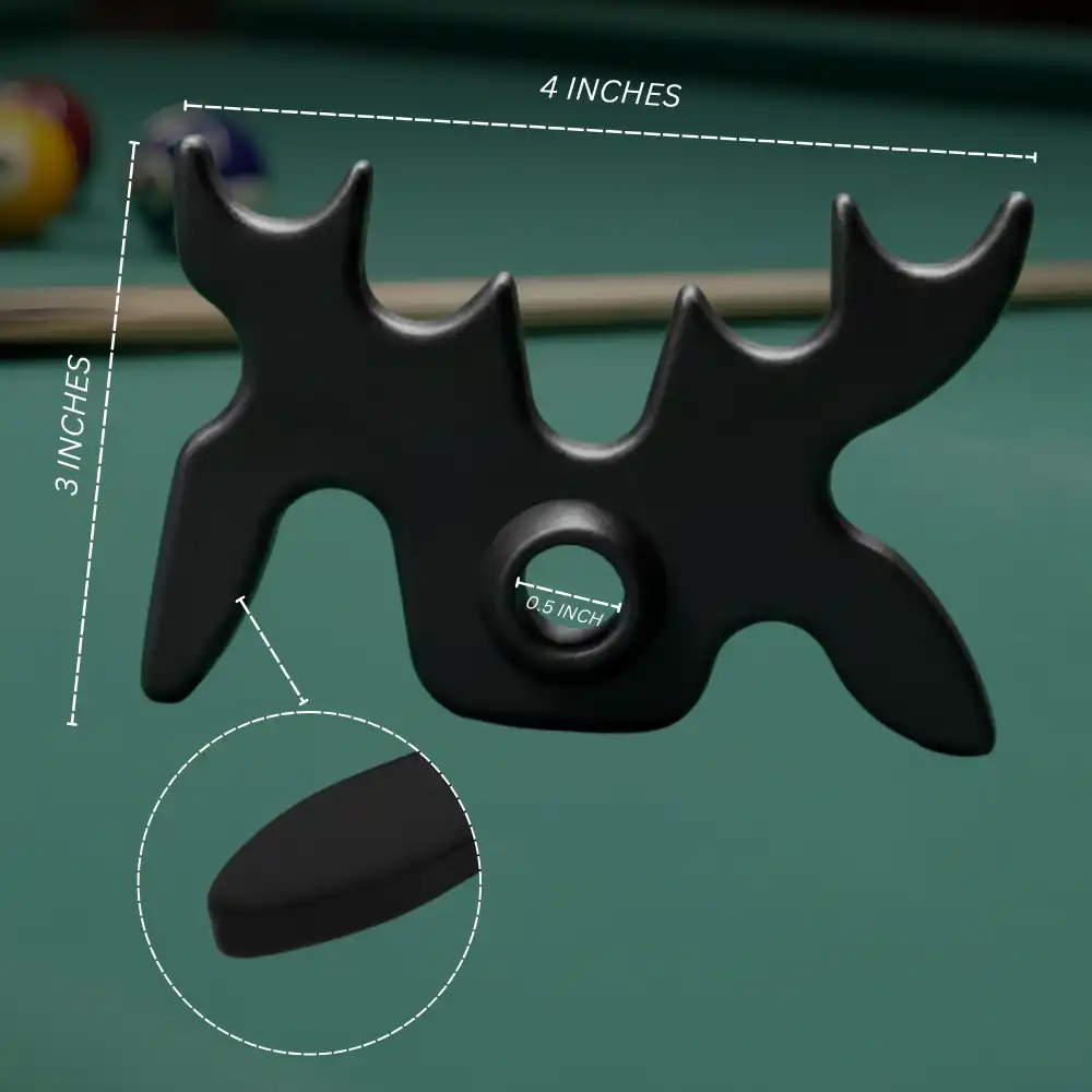 Moosehead Bridge Cue Rest Black