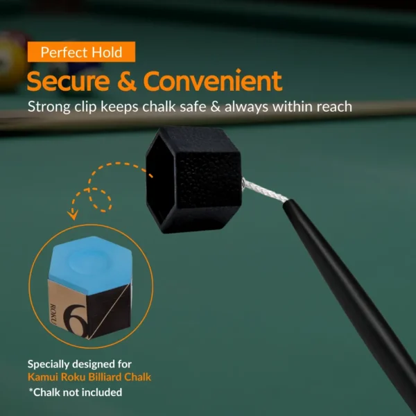 Pro Series Hexagon Pool Chalk Holder
