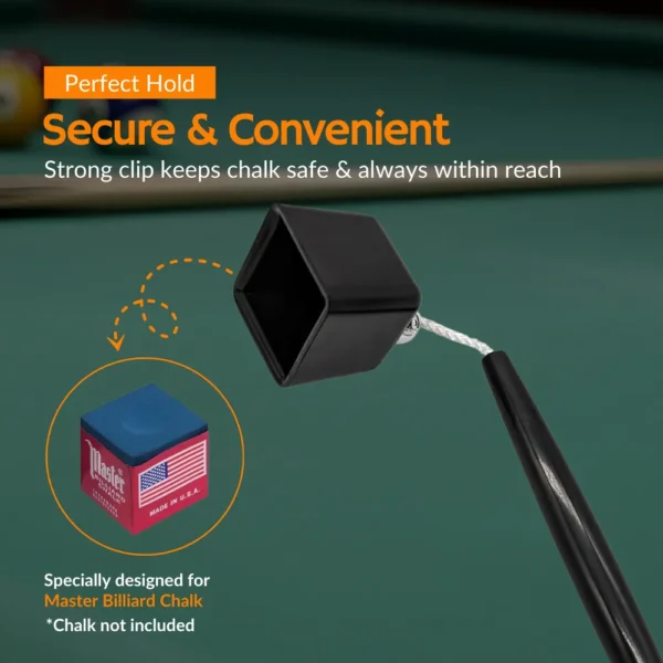 Pro Series Square Pool Chalk Holder Compact and Durable