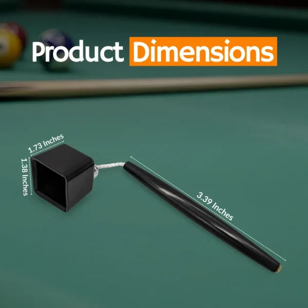 Square Pool Compact and Durable Chalk Holder