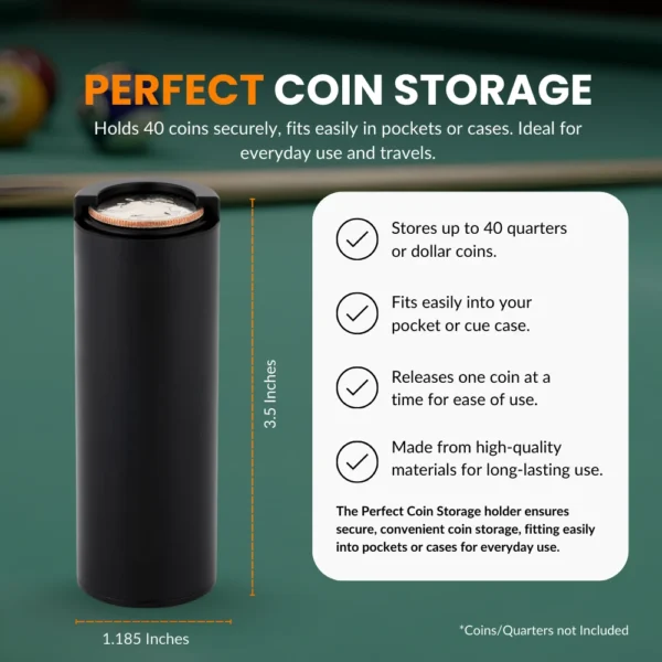 plastic coin holder